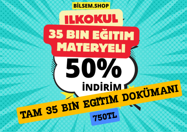 İlkokul İçin 35.000 Eğitim Dokümanı