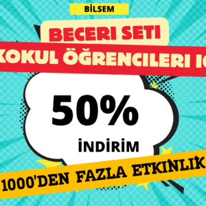 Çocuklar İçin Beceri Gelişim Seti - 1000'den Fazla Etkinlik