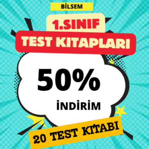 20 Adet 1. Sınıf Test Kitabı