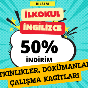İlkokul İngilizce – Etkinlikler, Çalışma Kağıtları ve Dokümanlar