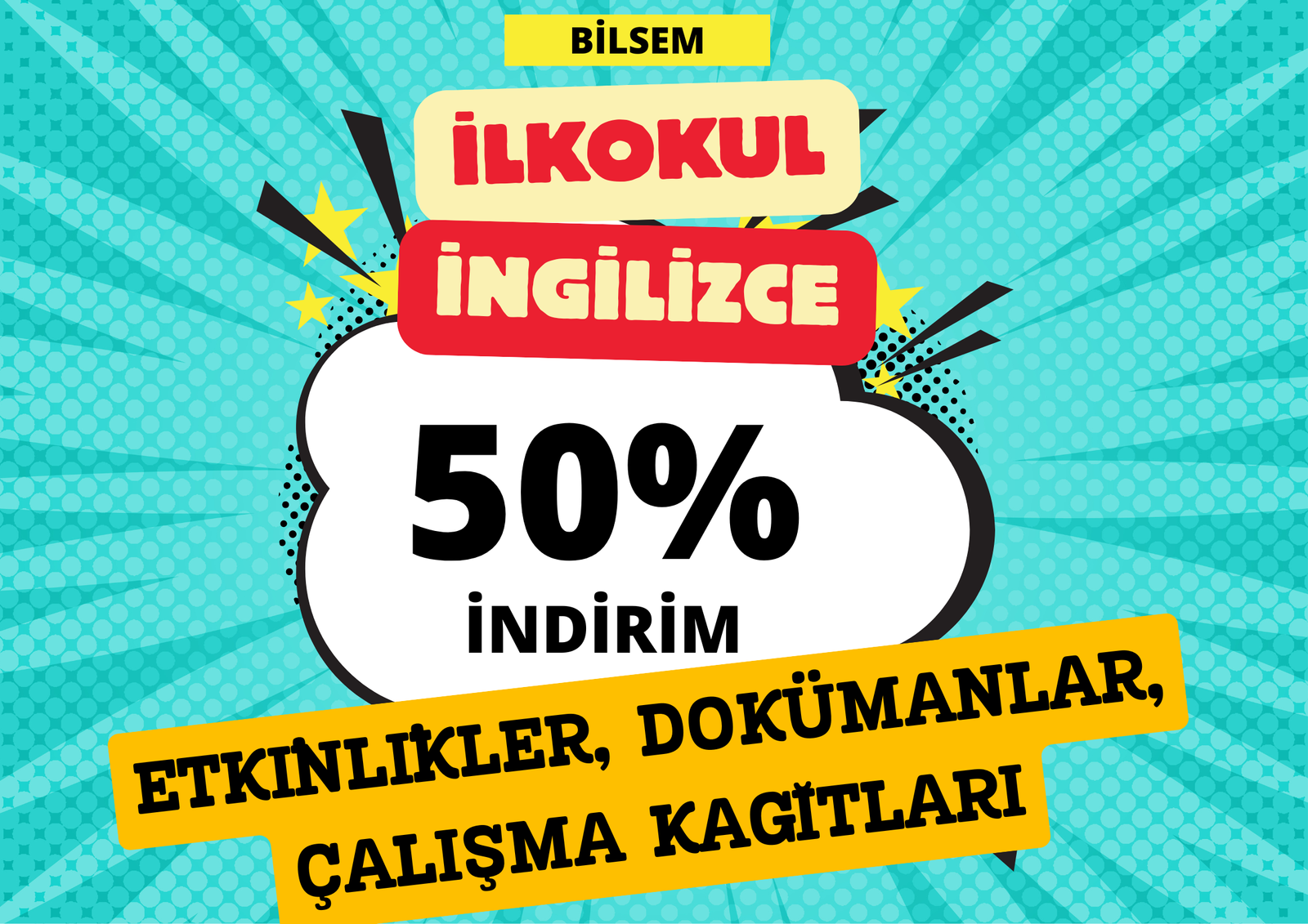 İlkokul İngilizce – Etkinlikler, Çalışma Kağıtları ve Dokümanlar