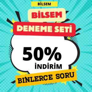 BİLSEM Sınavı Deneme Seti – Gerçek Sınav Formatında Hazırlık (BİNLERCE BİLSEM SORUSU)