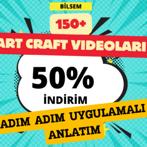 150+ Craft Video – %50 İndirimli