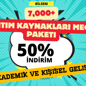 7,000+ Learning Resources – Eğitim Kaynakları Mega Paketi