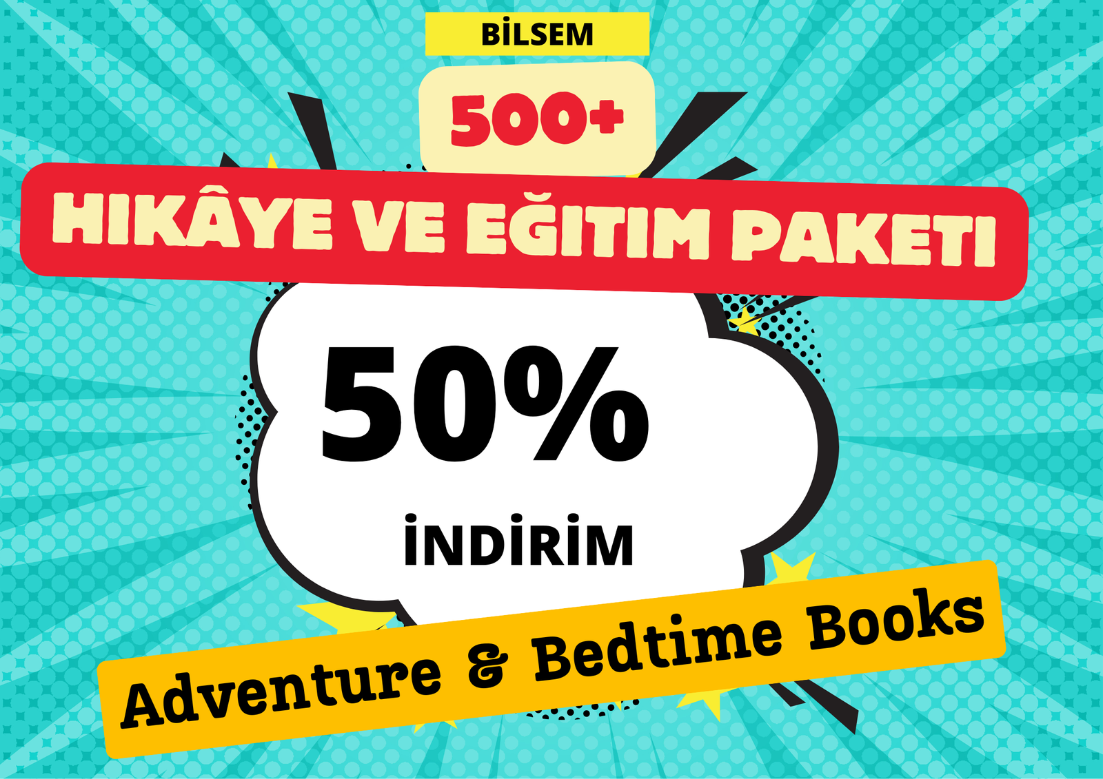 500+ Adventure & Bedtime Books – Çocuklar İçin Hikâye ve Eğitim Paketi